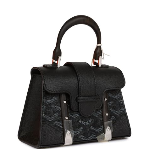 goyard goyardine structure mini saigon black|saigon mini bags.